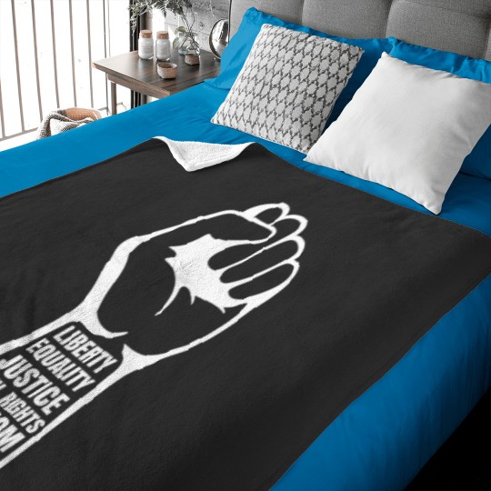 Discover Liberty Equality Justice Civil Rights Freedom Oppo Baby Blankets