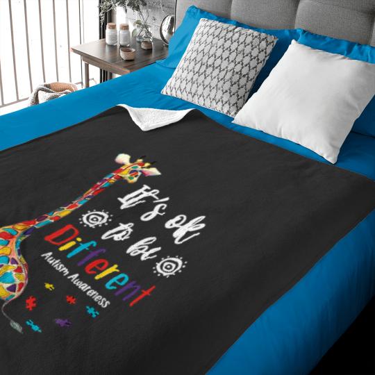 Discover April 2Nd It's Ok Tobe Different Autism Awareness Baby Blankets