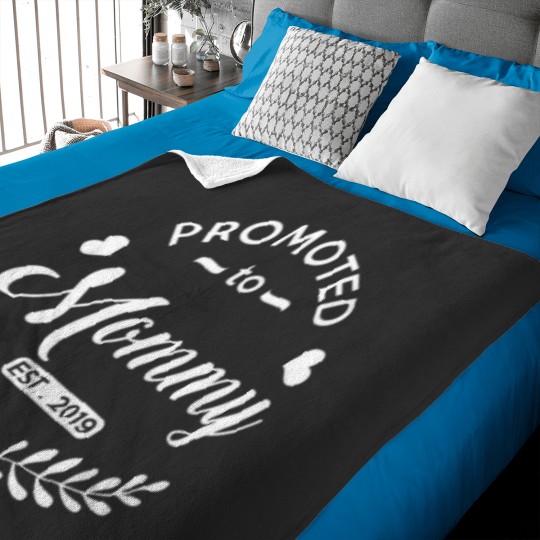 Discover Promoted to Mommy 2021 New Mom To Be Baby Blankets
