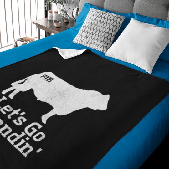 Discover Let's Go Brandin' Ranching Farming Cattle Branding Baby Blankets