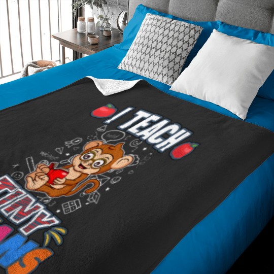 Discover I Teach Tiny Humans Primary Elementary Teacher Cla Baby Blankets