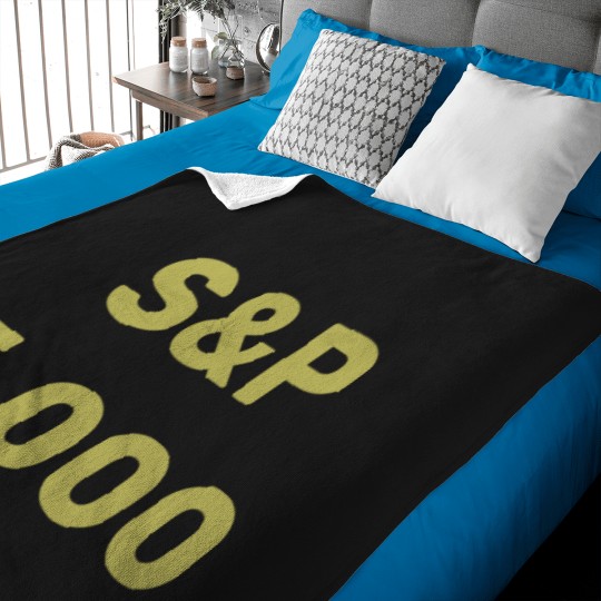 Discover S&P 5,000 Level Stock Market Index Celebration Baby Blankets