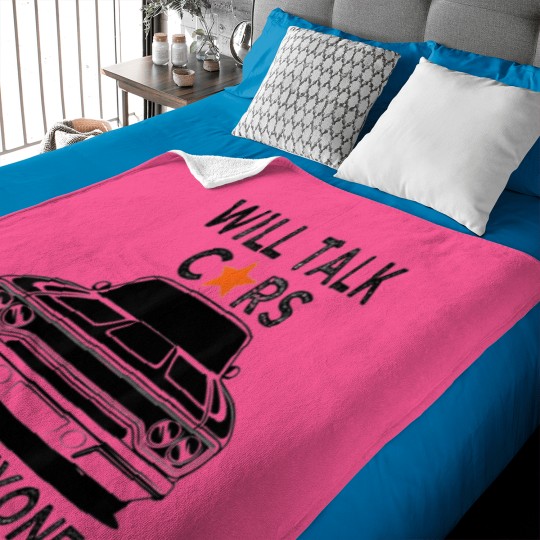 Discover Will talk car with anyone automobilet (1) Baby Blankets