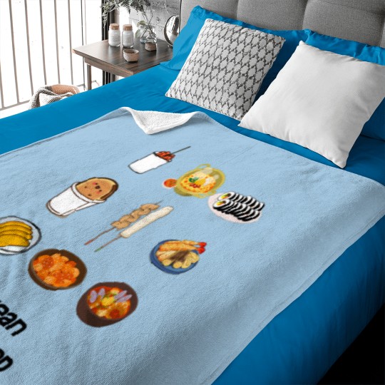Discover Asian Korean snack shop Baby Blankets