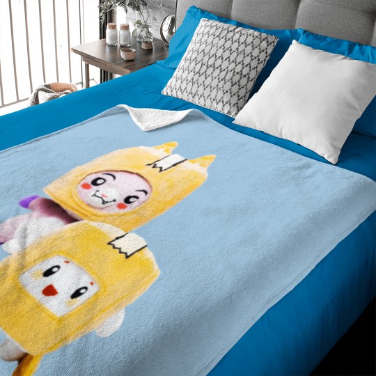Discover LANKYBOX AUD TWO PCS LANKYBOX BOX Baby Blankets