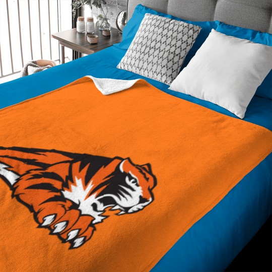 Discover Suny Cobleskill Fighting Tigers Baby Blanket