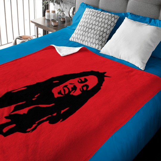 Discover Chill Bob Marley Silhouette Baby Blankets, Vector Bob Marley Baby Blankets