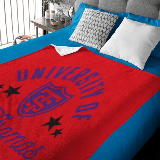 Discover University of St Thomas Tommies Logo Raglan Base Baby Blankets