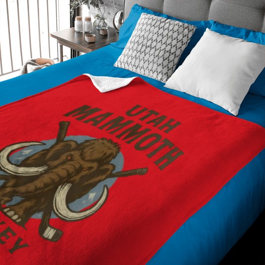 Discover Utah Mammoth Hockey Baby Blankets, Utah Mammoth Baby Blankets, Unisex Sports Baby Blankets