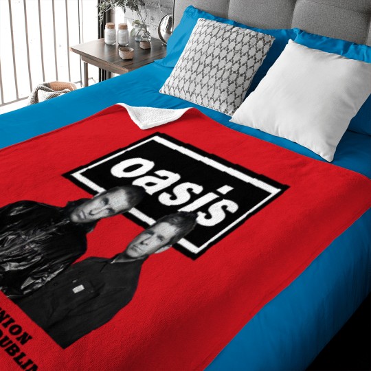 Discover Oasis Croke Park Dublin 2025 The Reunion graphic Baby Blankets