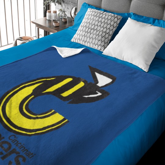 Discover Defunct Cincinnati Stingers Hockey - Ohio - Baby Blankets