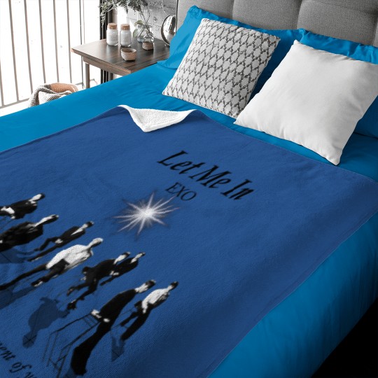 Discover EXO Kpop Baby Blankets, EXO Let Me In Baby Blankets, EXO 7th Album Exist, Exo 11th Anniversary Baby Blankets