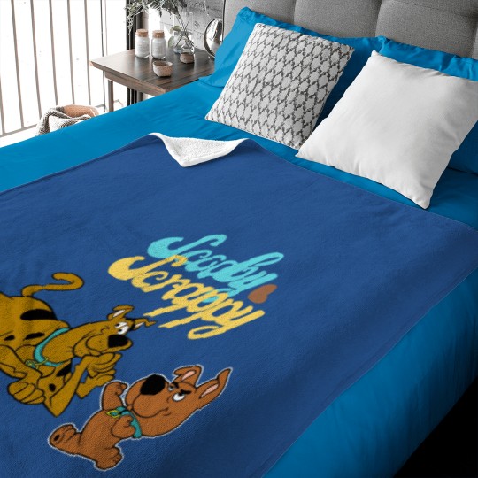 Discover Scooby and Scrappy Doo Baby Blankets