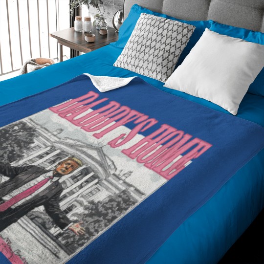 Discover Daddys Home Trump 2024 Baby Blankets