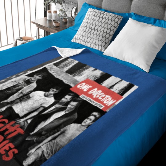 Discover One Direction Midnight Memories Baby Blanket - Classic Black Style