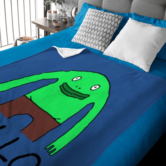 Discover Smiling friends Mr Frog sticker Sticker Baby Blankets