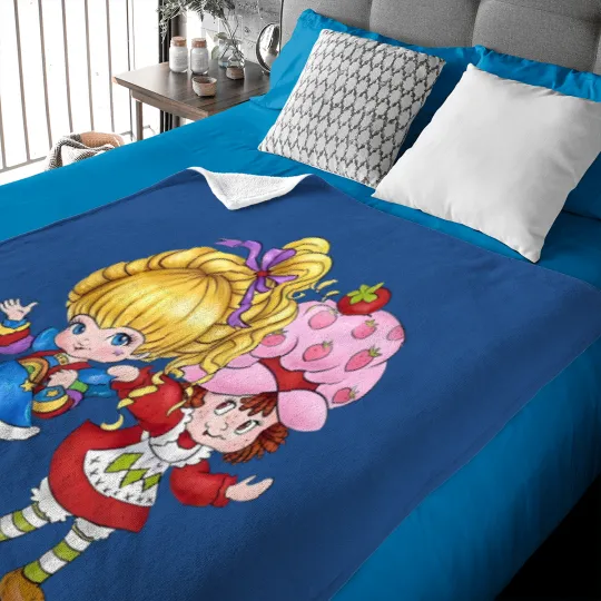 Discover Strawberry Shortcake & Friends Baby Blankets