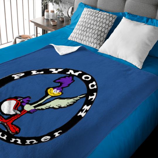 Discover Plymouth Roadrunner Bird Baby Blankets