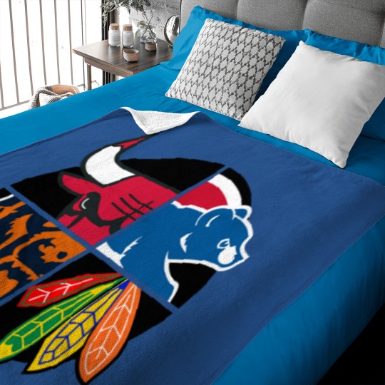 Discover Northside Chicago Sports Teams Baby Blankets