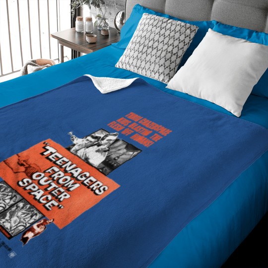 Discover Teenagers From Outer Space Baby Blankets