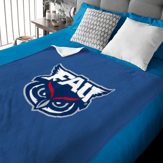 Discover florida atlantic owls icon officially licensed Baby Blankets