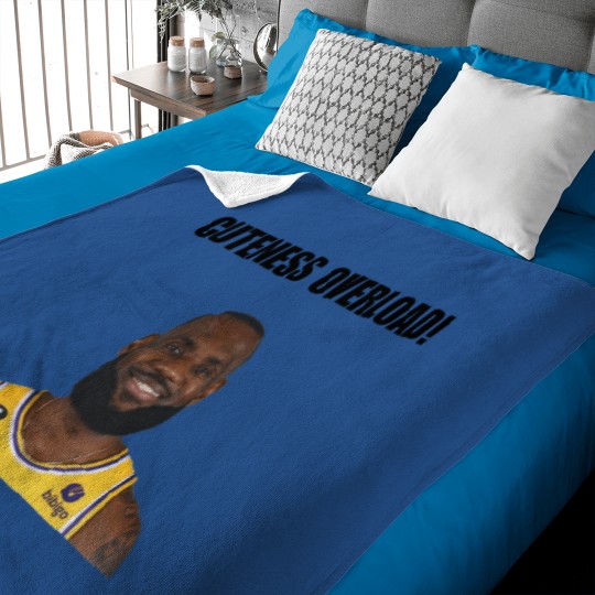 Discover My Glorious King LeBron James Cuteness Overload Baby Blankets - Perfect for Basketball Fans