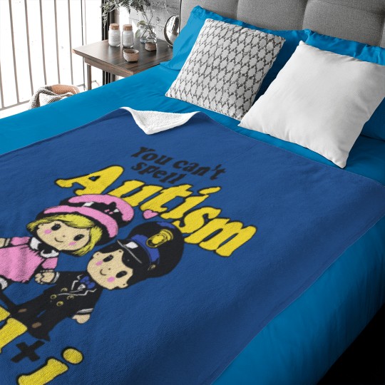 Discover You Can't Spell Autism Without U + I. Baby Blankets
