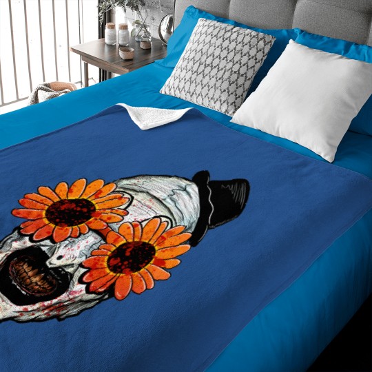 Discover Art The Clown Terrifier 2 Sunflower Sunglasses Classic Baby Blankets