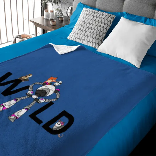 Discover The Wild Robot Baby Blankets | Robot Lover Gift | Movie Fan Baby Blankets