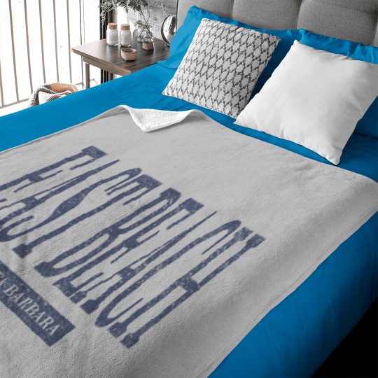 Discover East Beach Baby Blankets, Womens Santa Barbara California Crewneck, Unisex California Beach Pullover Baby Blankets