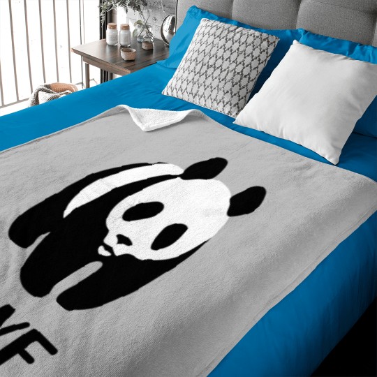 Discover World Wildlife Fund (WWF) logo Baby Blankets