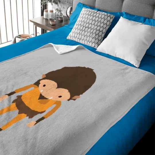 Discover Sneaky Sasquatch Big Head Baby Blankets