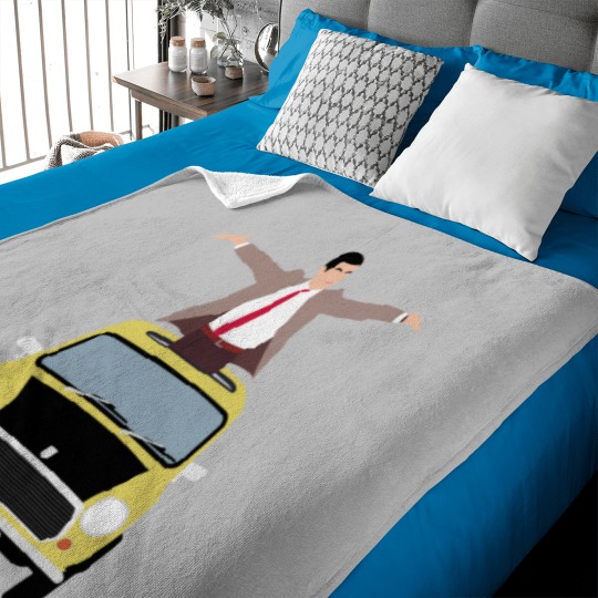 Discover Mr Bean and mini Classic Baby Blankets