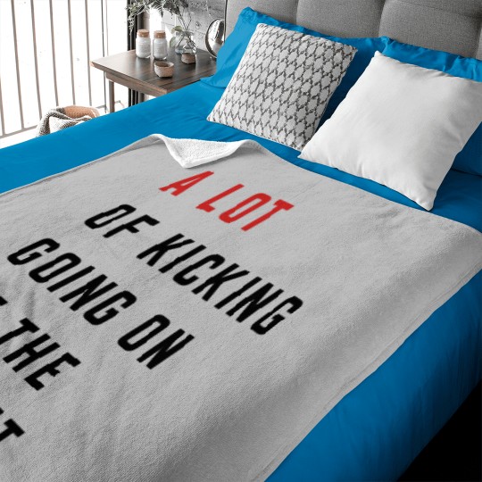 Discover Funny Maternity Baby Blanket - A Lot Going On at the Moment