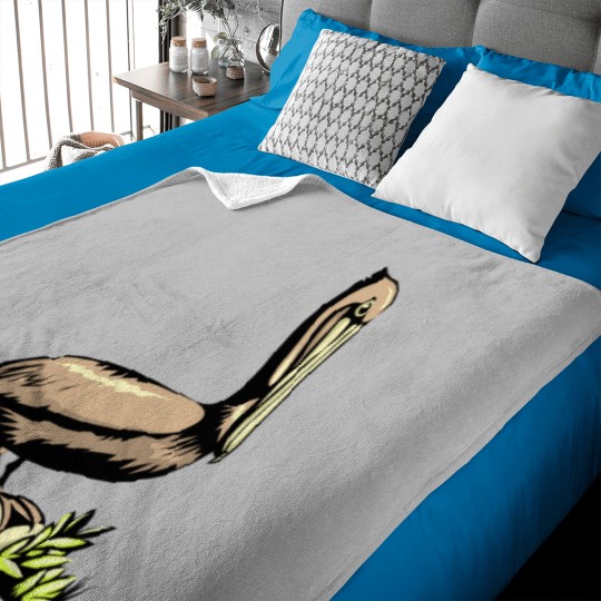 Discover Water Bird Baby Blankets