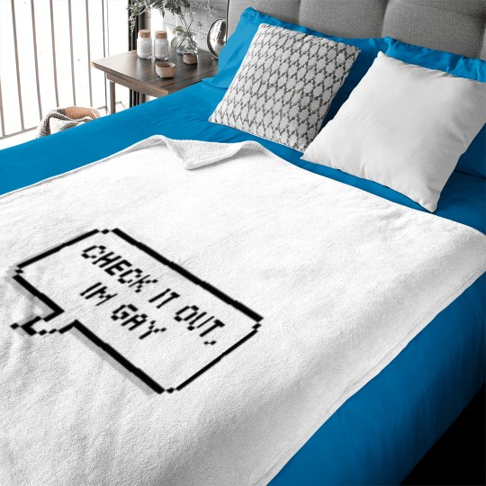 Discover Check it out I’m gay (Ragh Barkrock) Baby Blankets