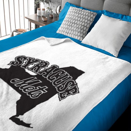 Discover Syracusee Mets logo Baby Blankets