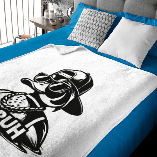 Discover BRUH Duck Baby Blankets