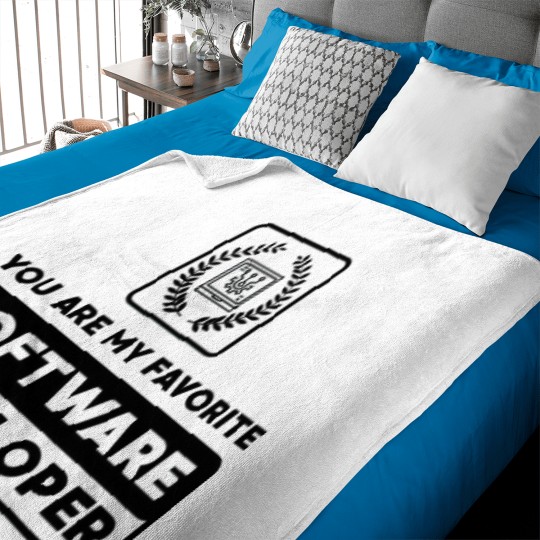 Discover You Are My Favorite Software Developer Baby Blankets