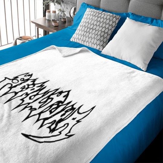 Discover black Sepultura logo Baby Blankets