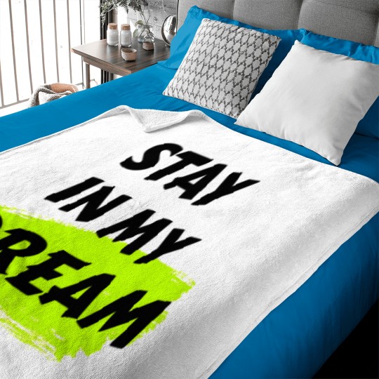 Discover stay in my dream Baby Blankets