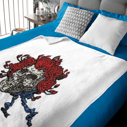 Discover grateful face flower dead Baby Blankets