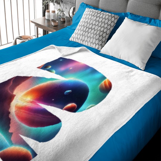 Discover Planets color in spaces Art Print - Galactic Dreams Radiant Planets in the Cosmos Baby Blankets