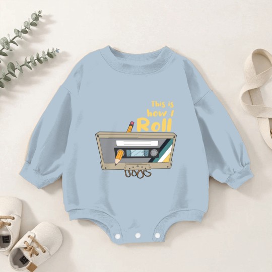 Discover Cassette Tape Classic 80s 90s - Cassette Tape - Baby Romper Sweatshirts