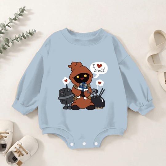 Discover Jawas Love Droids Baby Romper Sweatshirts