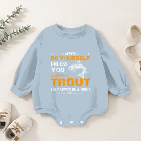 Discover Trout Fish Baby Romper Sweatshirts Baby Romper Sweatshirts