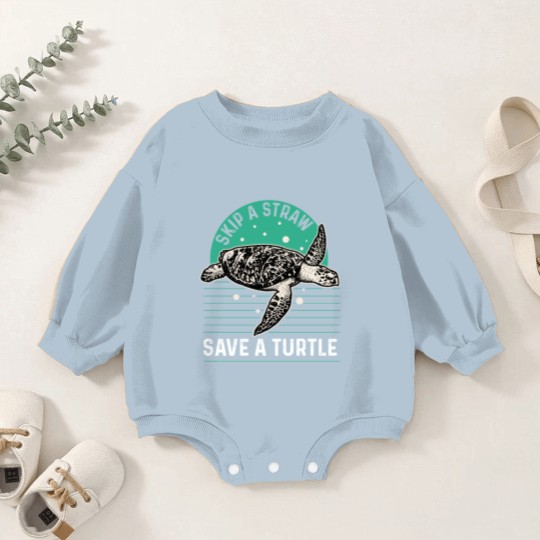 Discover Sea Turtle Turtles Hawaii Ocean Sealife Gift Baby Romper Sweatshirts
