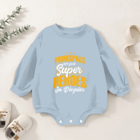Discover Baby Romper Sweatshirts for principal as a gift - superhero Baby Romper Sweatshirts