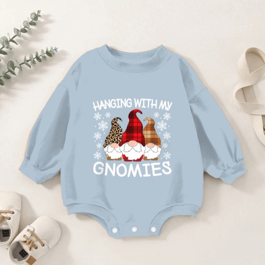Discover Hanging With My Gnomies  Baby Romper Sweatshirts