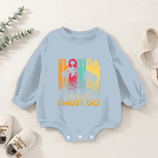 Discover Florida Strong Men's Baby Romper Sweatshirts Florida Is Calling I Must Go